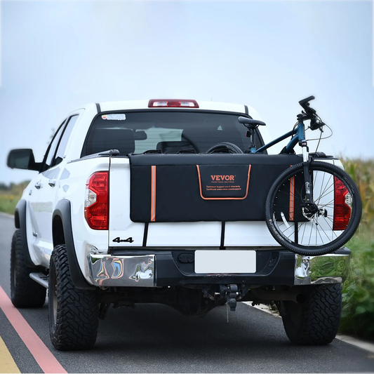 VEVOR Tailgate Bike Pad, 53" Truck Tailgate Pad Carry 5 Mountain Bikes, Upgraded Grooves,-$35