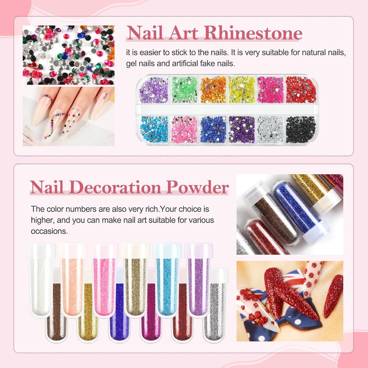 BNIB-All-in-One Gel Nail Polish Kit: includes UV light, nail drill, 10 gel polishes, 3 poly nail gels,-$30
