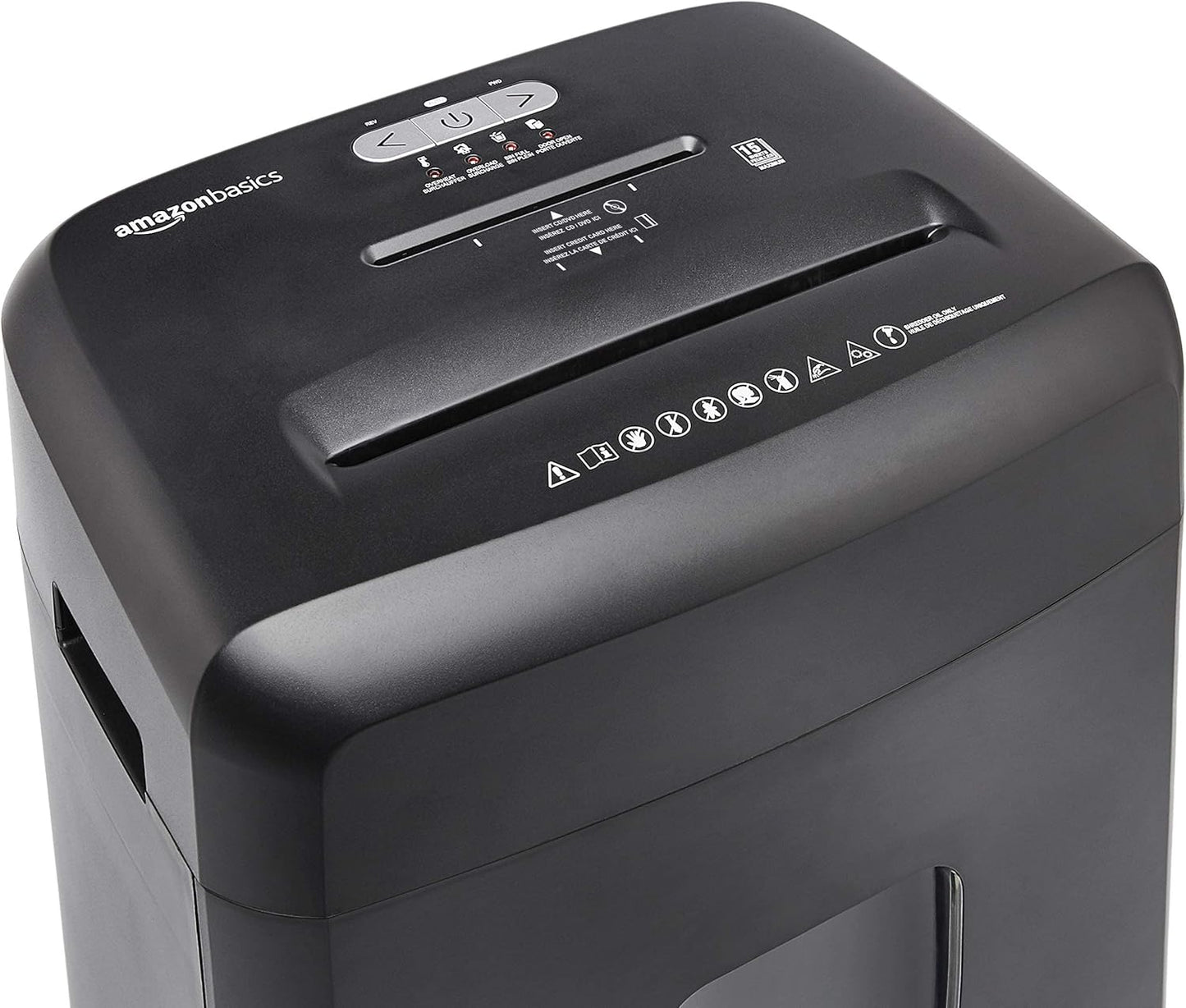 BNIB-Paper Shredder for Home and Office, New Model 15-Sheet Cross Cut, CD/Credit Card Shredder,-$130