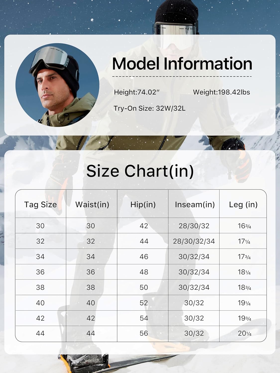 BNIB- REE SOLDIER Men's Fleece Lined Outdoor Cargo Hiking Pants Water Repellent Softshell Snow Ski Pants (black),-$35