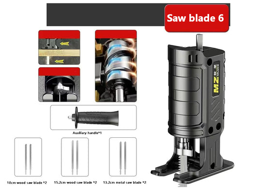 BNIB- Electric drill saw converter head, multi-function saber woodworking saw, small handheld,