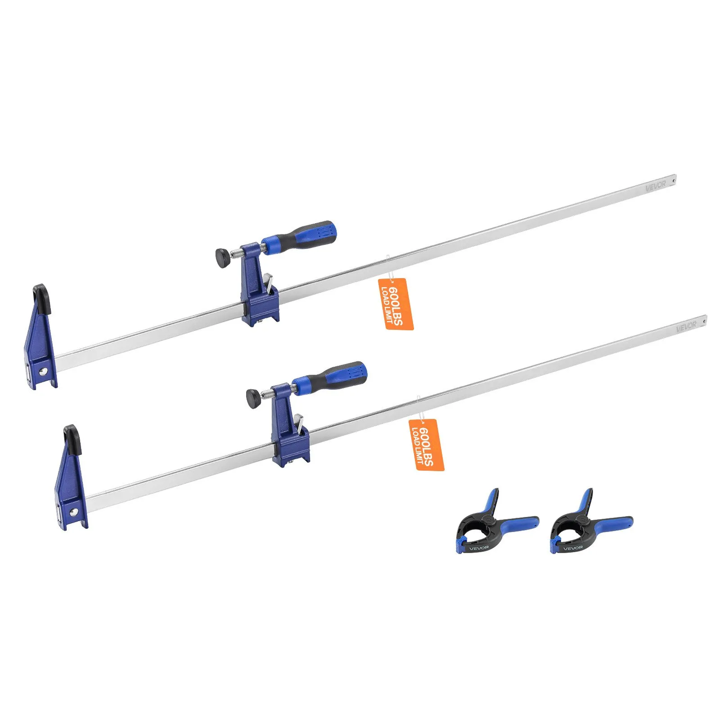 VEVOR Bar Clamps for Woodworking, 2-Pack 36 inch Opening, Lockable F-Clamp w/600 lbs,-$25