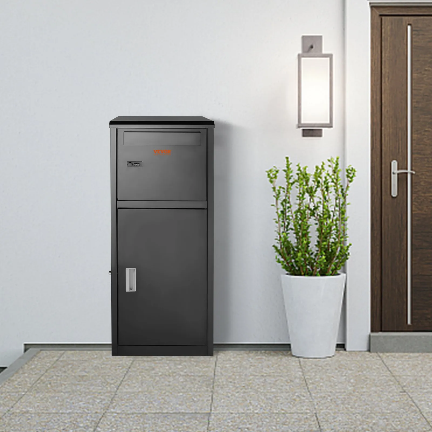 VEVOR Package Delivery Boxes for Outside 16.2"x15.8"x44", Galvanized Steel Delivery Box W/Coded Lock,-$180