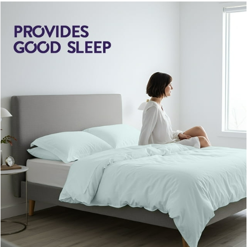 BNIB-3-Piece King Duvet Cover Set | 100% Cotton – Soft, Breathable & Durable with Corner Ties Button,-$20
