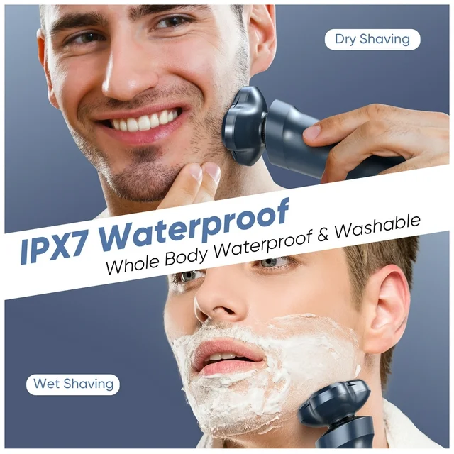 BNIB-Sejoy Men's Electric Shaver Razor, 5 in 1 Grooming Kit,Cordless Rechargeable Waterproof ,-$25