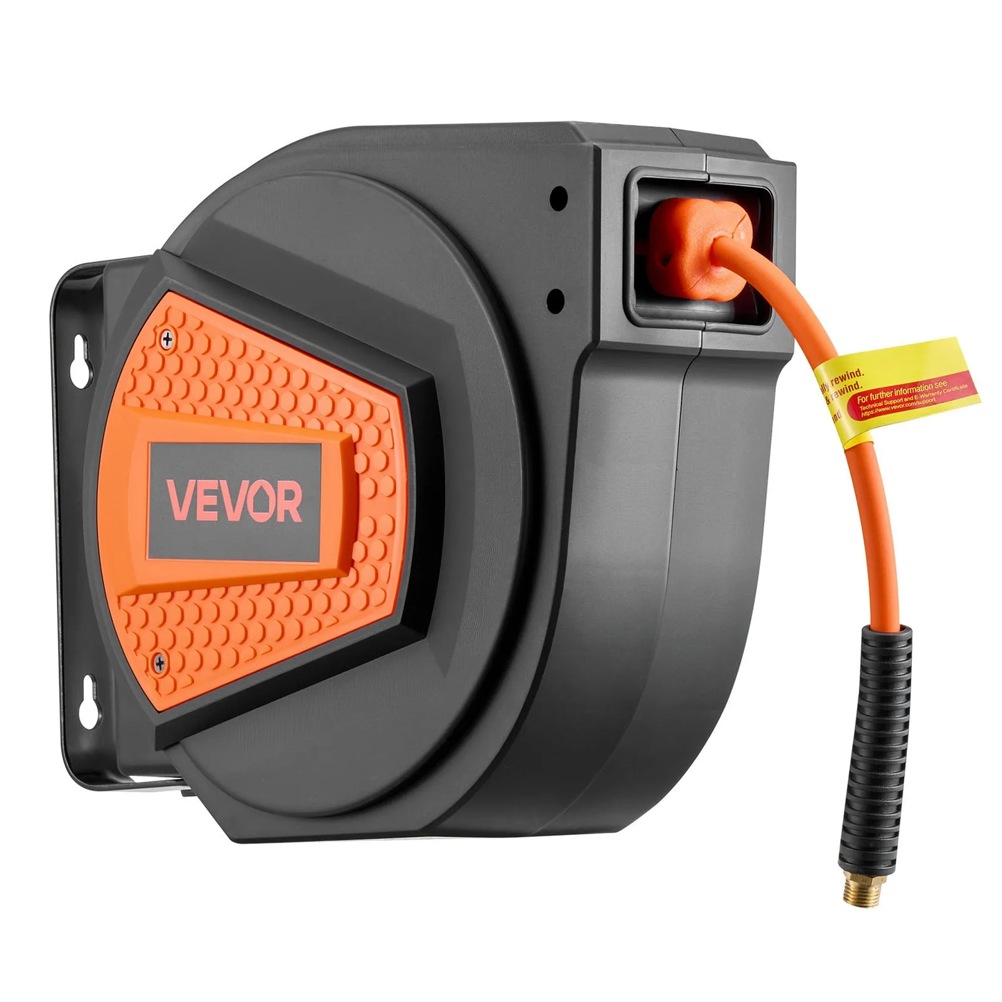 VEVOR Retractable Air Hose Reel, 1/4 Inch x 50 FT Hybrid Air Hose Max 300PSI,-$40
