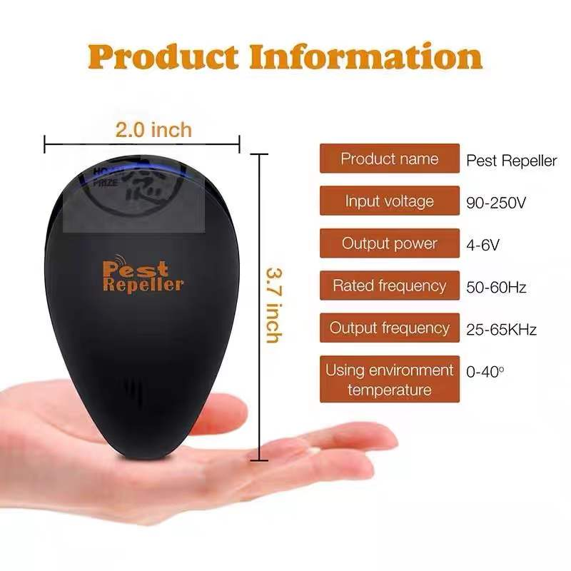 $10 Multi-function ultrasonic intelligent mosquito repellent ,4-pack