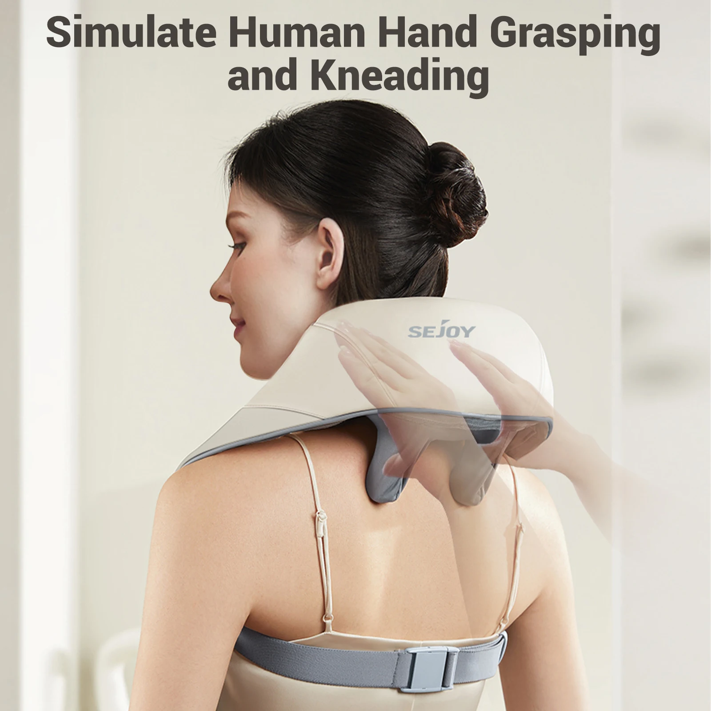 BNIB- Sejoy P11 Neck & Shoulder Shiatsu Massager – Electric Kneading Relaxation Tool ,-$40