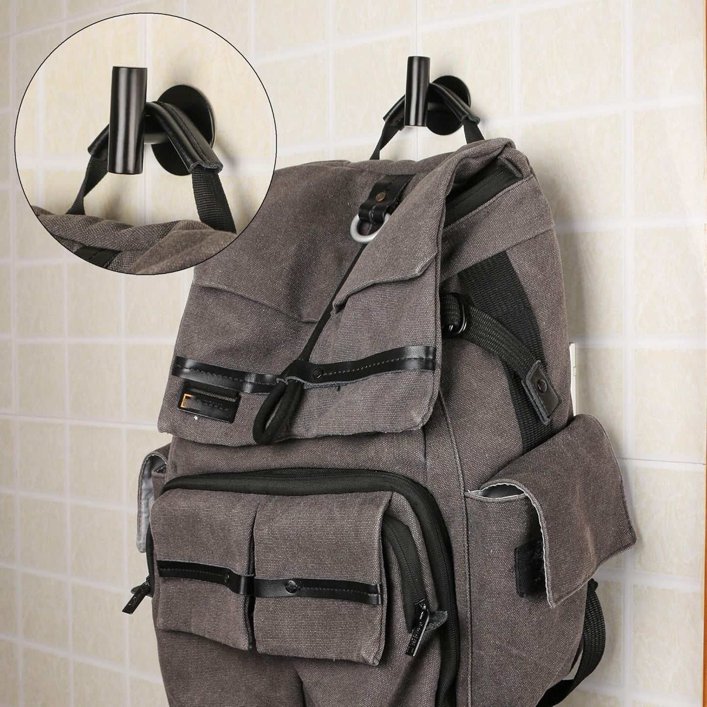 BNIB-3 Packs Wall Towel Hooks Bathroom Hook Matte Black Robe Coat Hooks SUS 304,-$8/1set,-$15/2sets