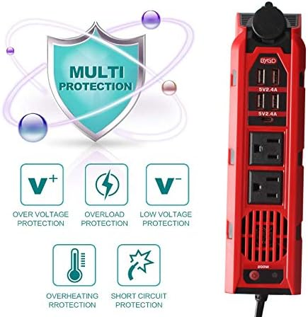 BNIB-BYGD 200W Car Power Inverter, DC 12V to 110V Car Converter with AC Outlet, USB & Type-C Ports,-$50