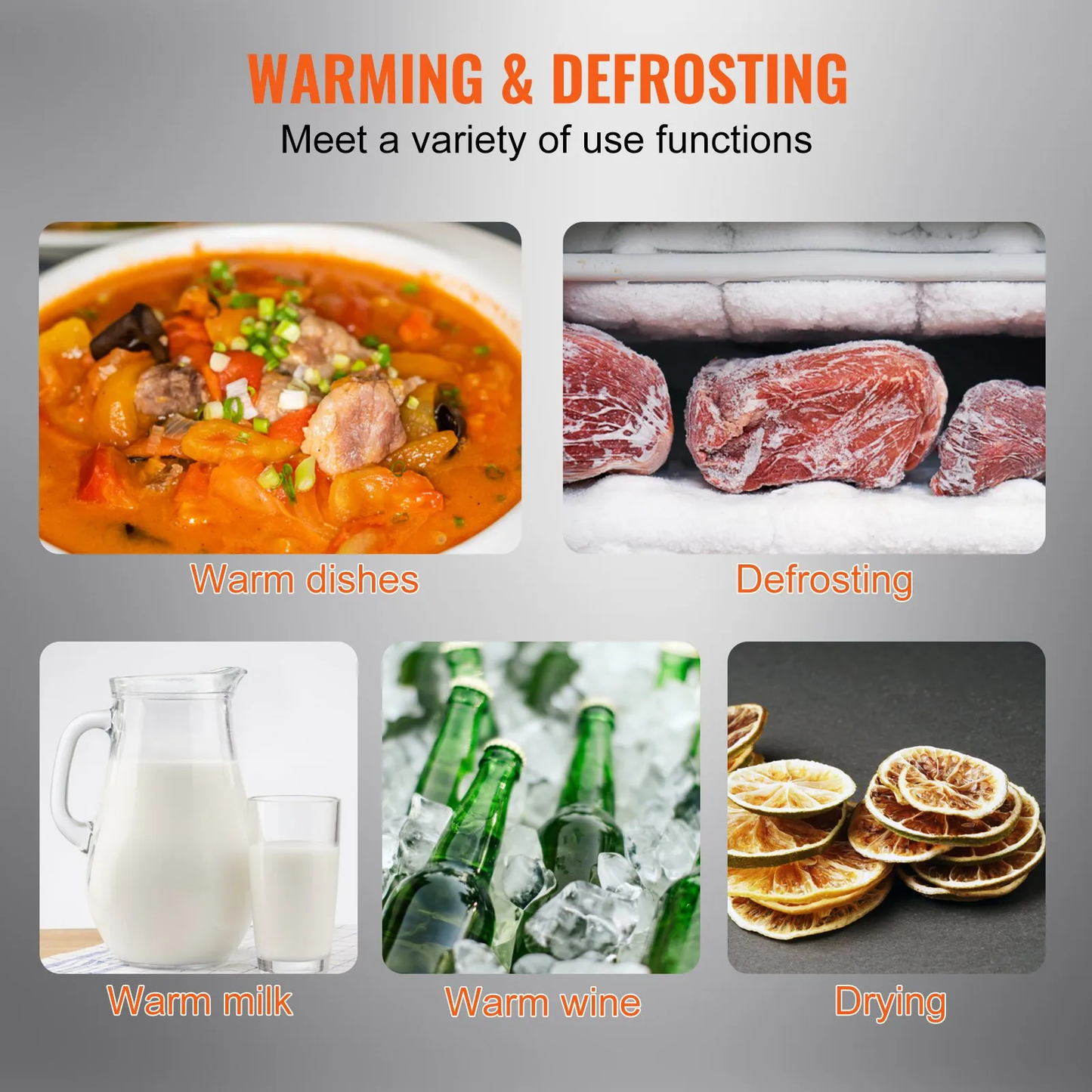 VEVOR Electric Warming Tray, 16.5" x 23.6" Portable Tempered Glass Heating Tray Temperature (65-90℃), -$60