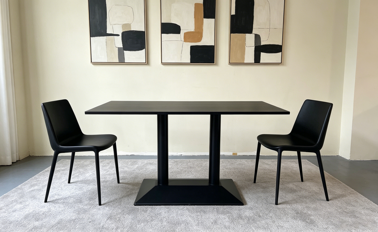 Brand New Assembled Console Table, Dining Table, Desk, Black -$100