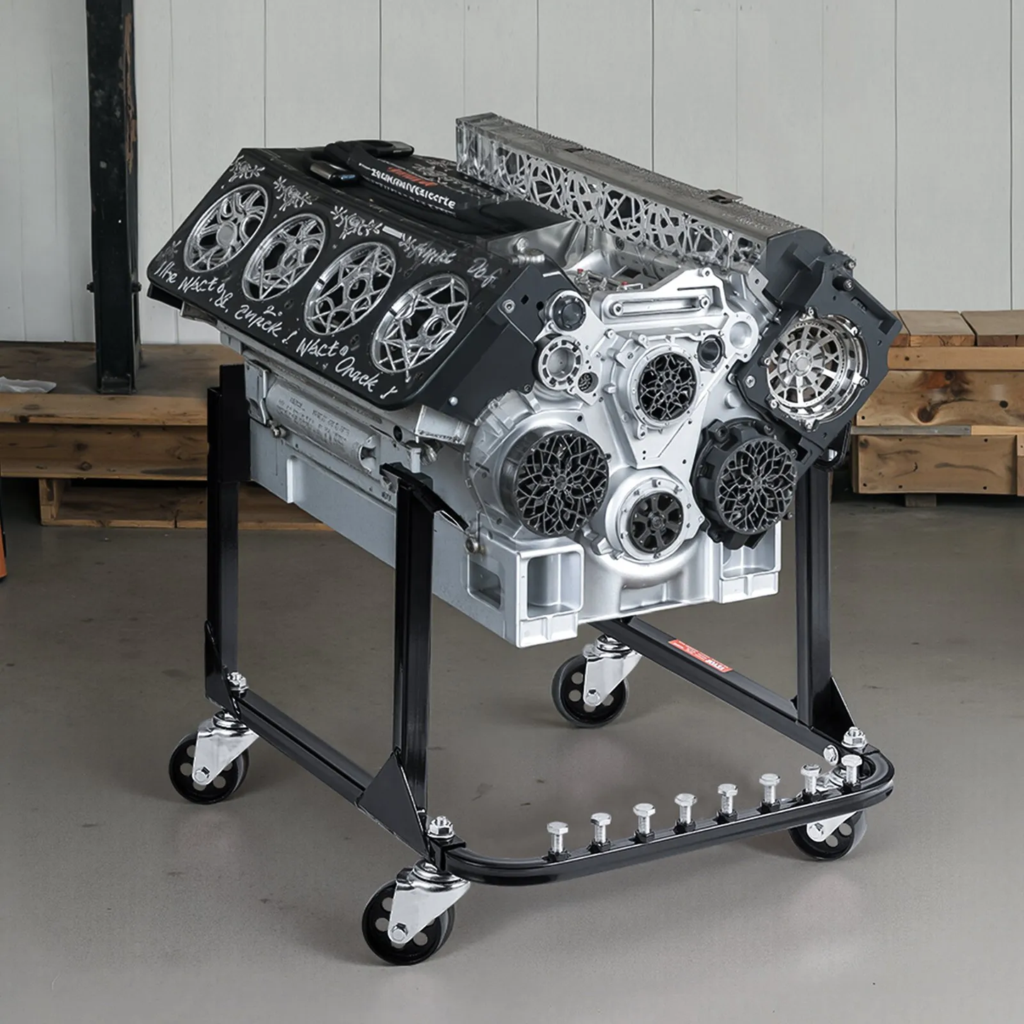 VEVOR Engine Stand, 750 LBS Load Capacity Engine Motor Stand, Heavy-Duty Steel Motor Holder,-$45