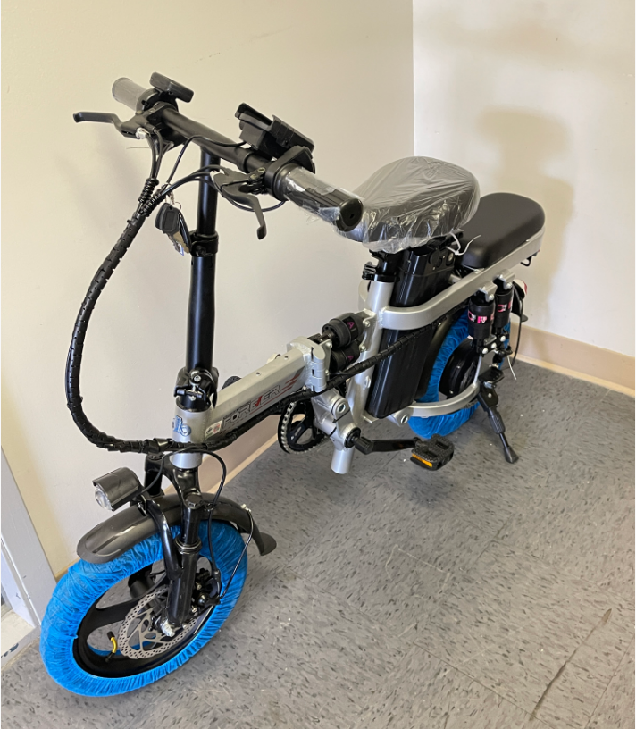 New Folding E-Bike, 48V 20Ah LG Battery, 80km Max Range, 400W Brushless Motor with USB Charging, $600
