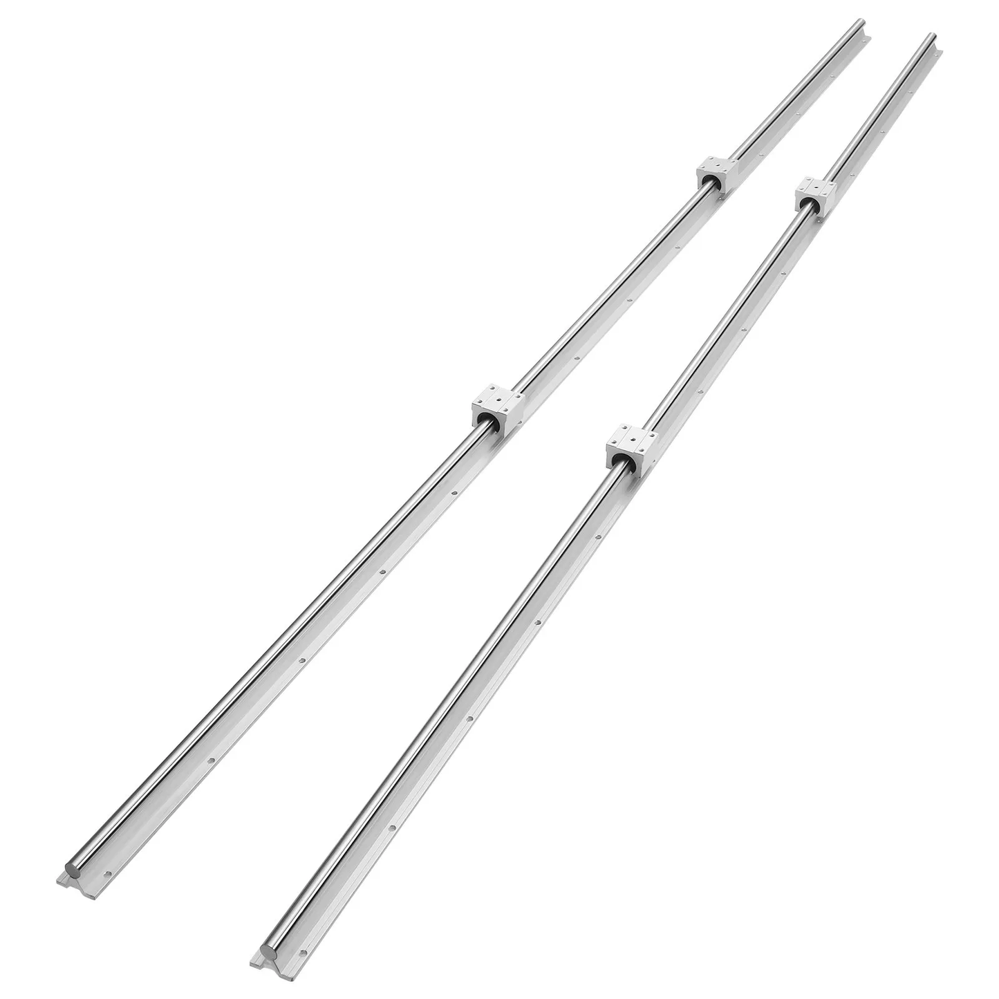 VEVOR Linear Guide Rail Set, SBR16 2000mm, 2 PCS 78.7 in/2000 mm SBR16 Guide Rails,-$60