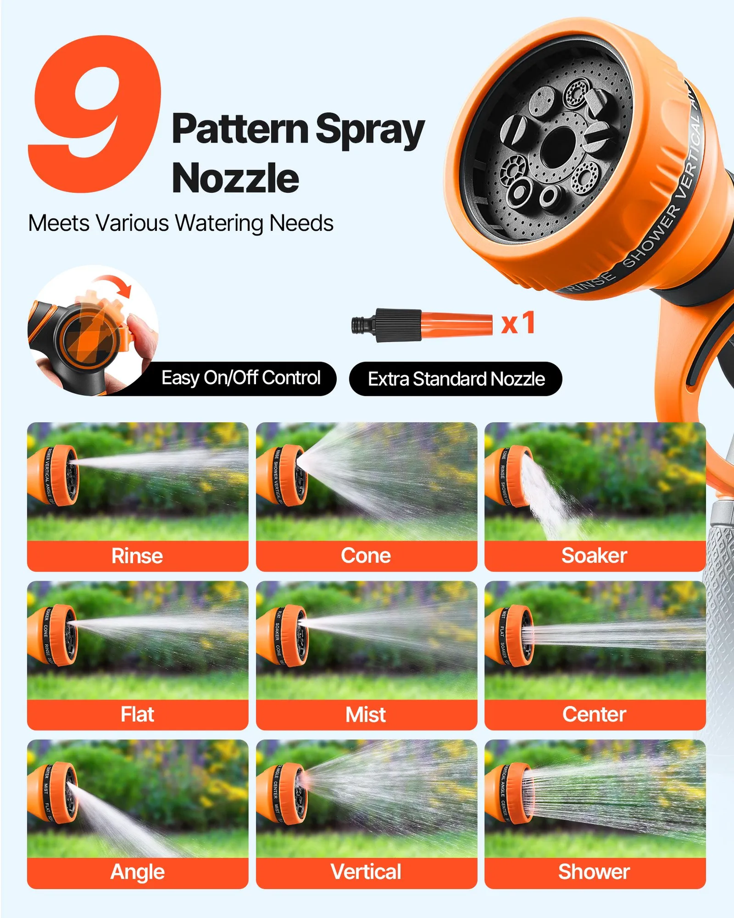 VEVOR Retractable Hose Reel, 100 ft x 1/2 inch, 180° Swivel Bracket Wall-Mounted,-$85