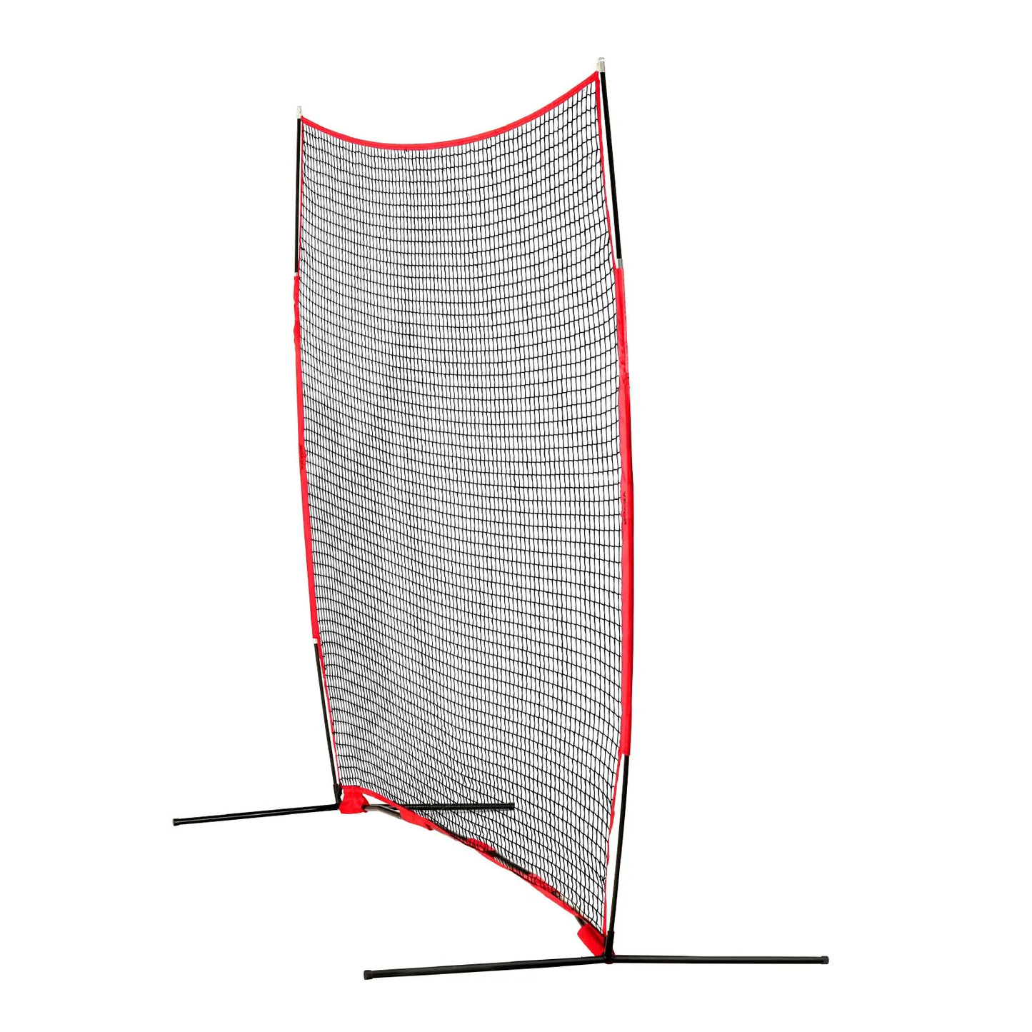 VEVOR Barricade Backstop Net, 12x9 ft Ball Sports Barrier Netting, Portable Practice,-$60