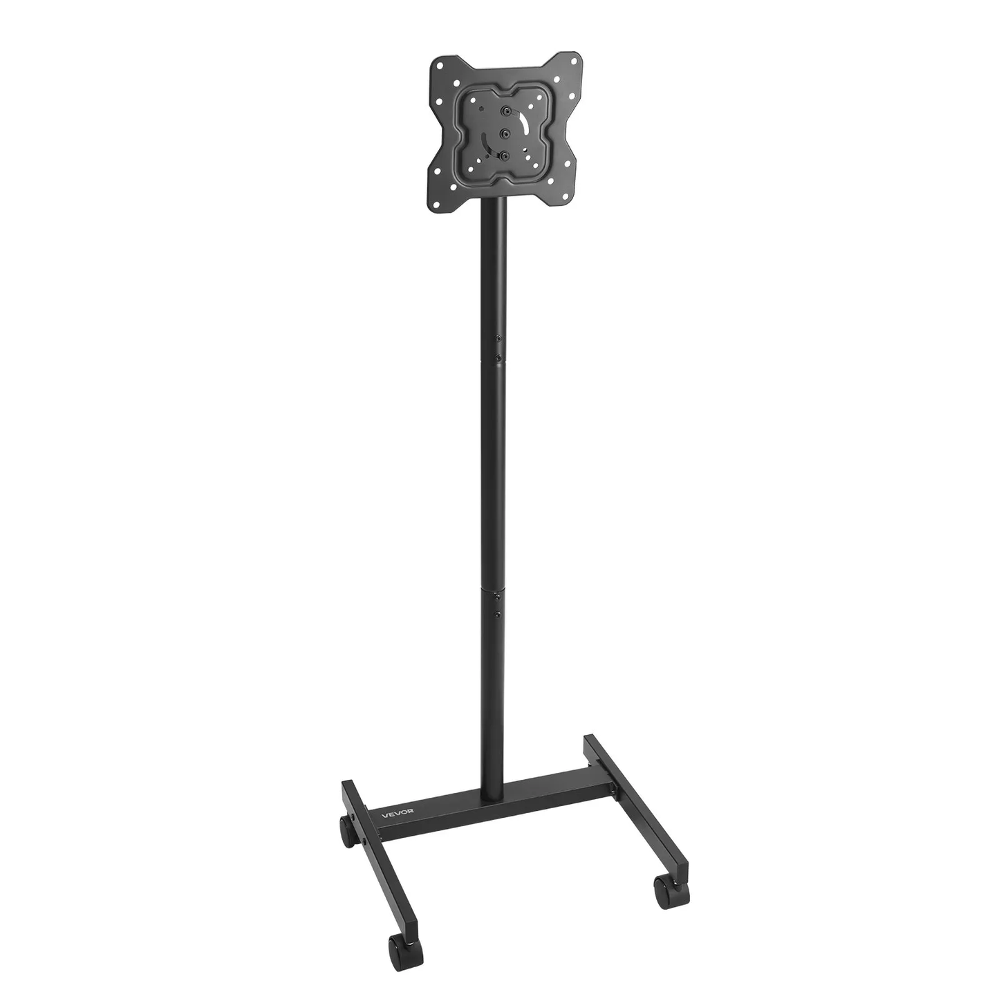VEVOR Rolling TV Stand, Mobile TV Cart for 17-55 Inch Screens, Portrait to Landscape,-$35