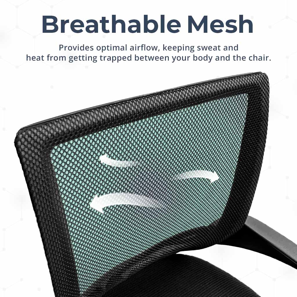 BNIB-Motion MS1 Office Chair with Ergonomic Design,Breathable Mash and Adjustable Heigh