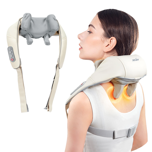 BNIB- Sejoy P11 Neck & Shoulder Shiatsu Massager – Electric Kneading Relaxation Tool ,-$40