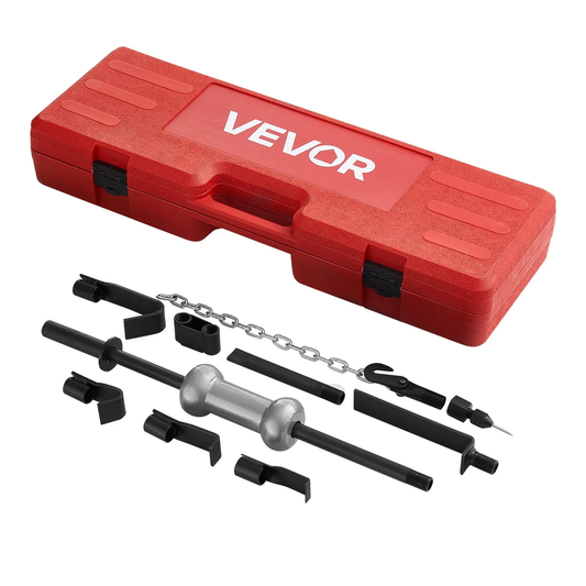 VEVOR Dent Puller Kit, 10 lbs 13-in-1 Slide Hammer Dent Removal Kit, Heavy-Duty Auto,-$50