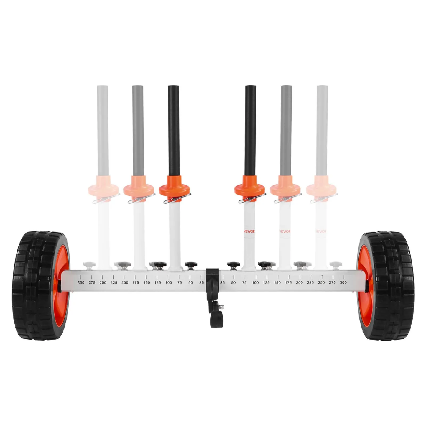 VEVOR Kayak Cart, 230 lbs Load Capacity, Canoe Cart Dolly with 10-inch Solid PU Tires & Kickstand,-$35