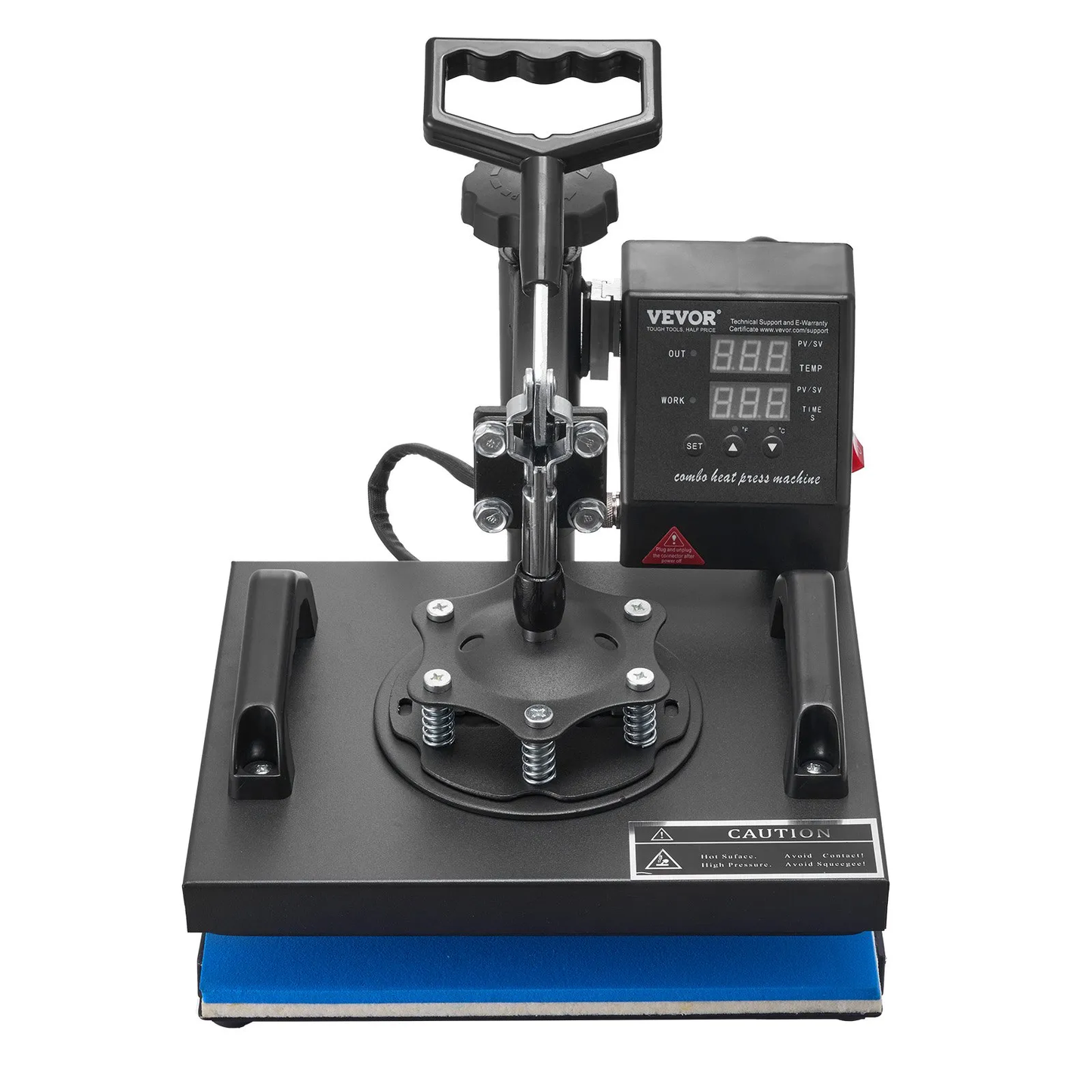 VEVOR Heat Press, 12x10Inch T Shirt Press Machine, T-shirt Press Heat Press 30x23cm Printing Machine,-$95