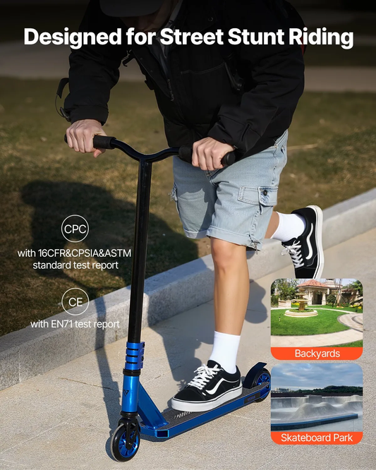 VEVOR Stunt Scooter, Pro Complete Trick Scooters for Kids Ages 9-11 Years, Teens, Adults, Boys, and Girls,-$50