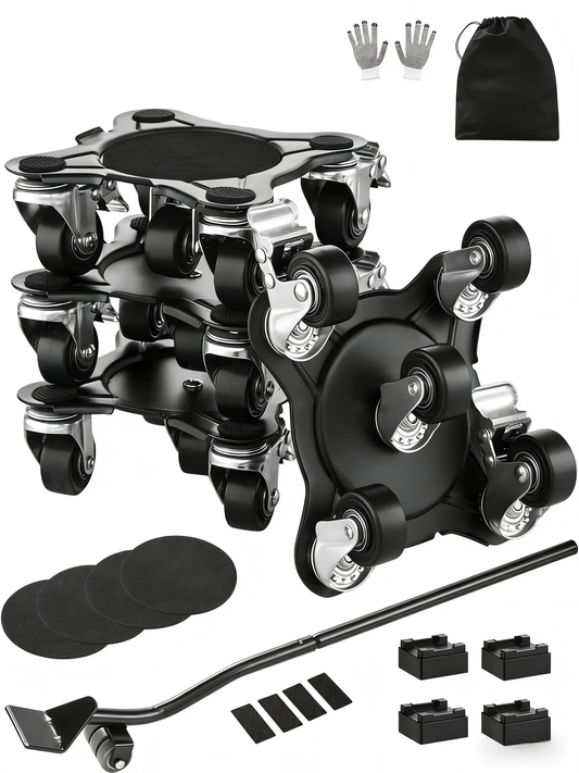 VEVOR Furniture Dolly, Maximum Load 1200 lbs, Heavy Duty Furniture Movers with 5 360°,-$40