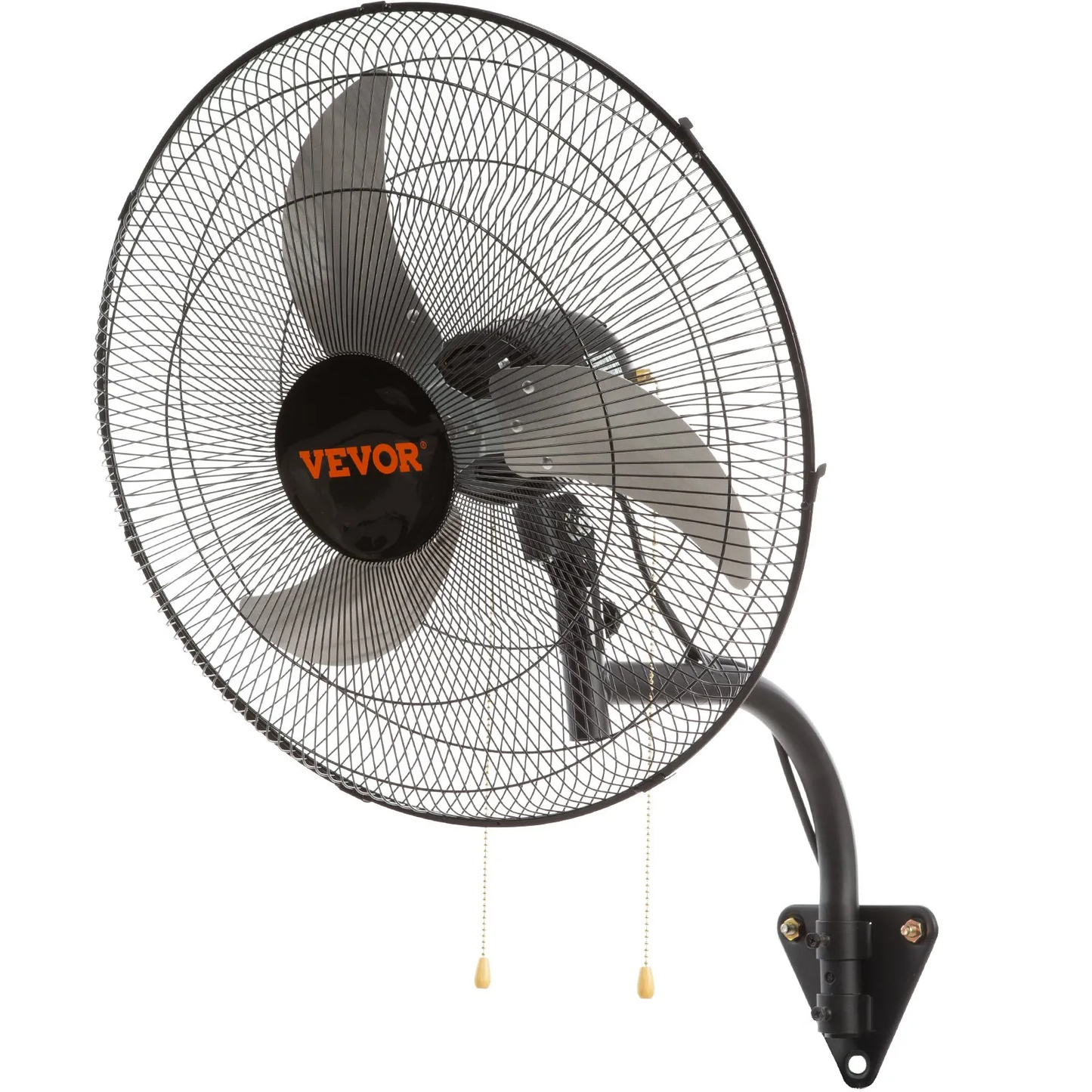VEVOR Wall Mount Fan, 20 Inch, 3-speed High Velocity Max. 4650 CFM Oscillating Industrial Wall Fan,-$80