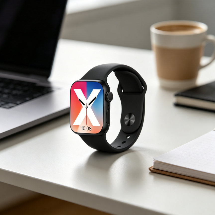 BNIB-PremiumAV S12 Max Smart Watch with 1.83 Inch HD Display, Heart Rate Monitor, Sports Modes,Black,-$25