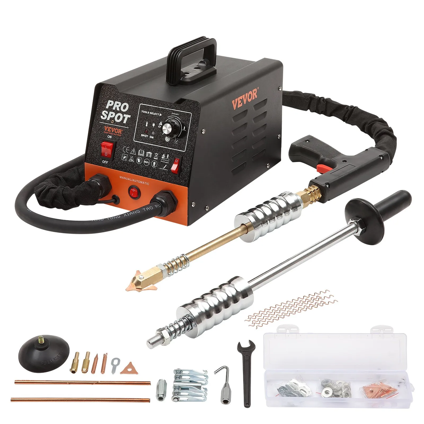VEVOR Stud Welder Dent Repair Kit, 3KW Spot Welder Dent Puller with 6 Welding Modes, Auto Body Spot,-$180