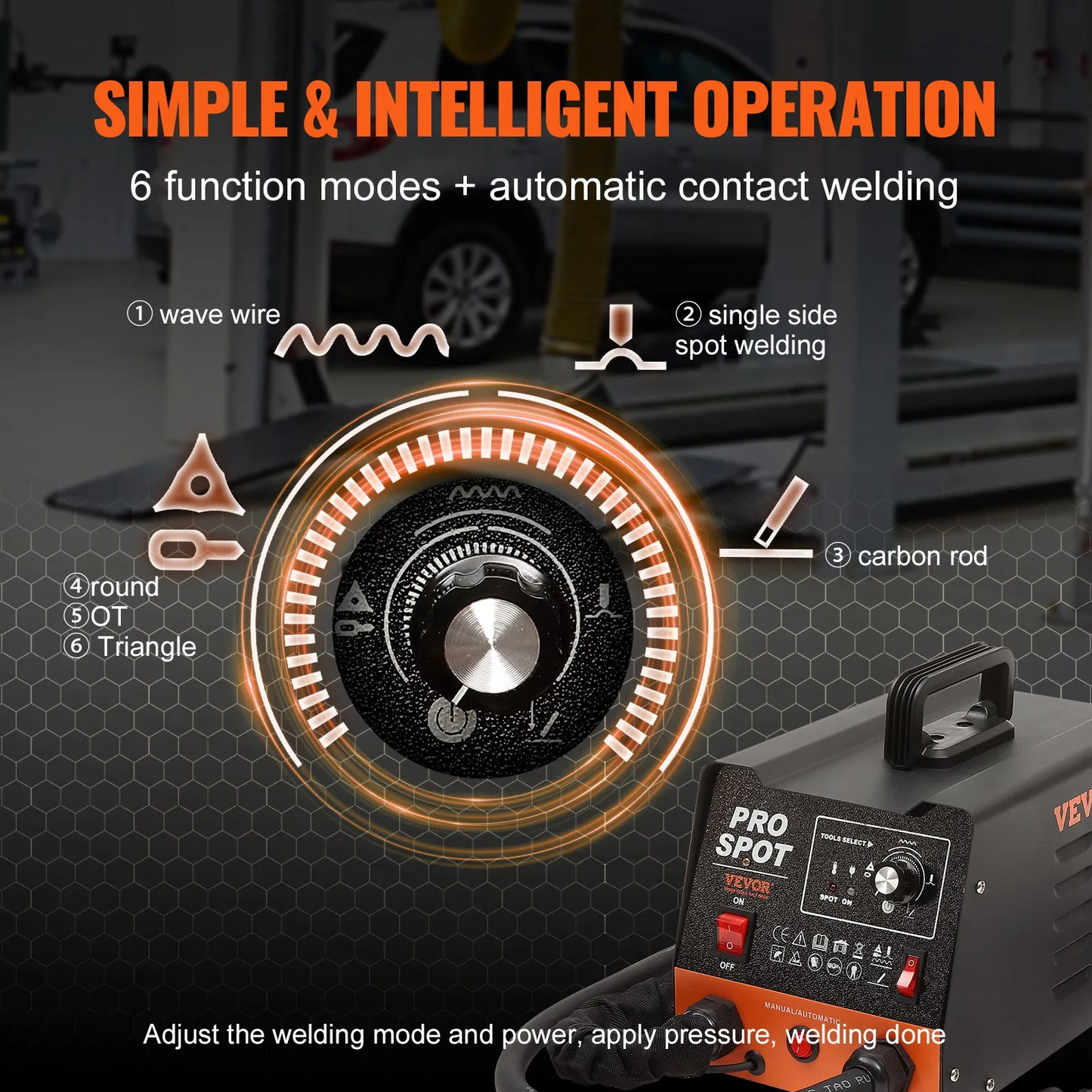 VEVOR Stud Welder Dent Repair Kit, 3KW Spot Welder Dent Puller with 6 Welding Modes, Auto Body Spot,-$180