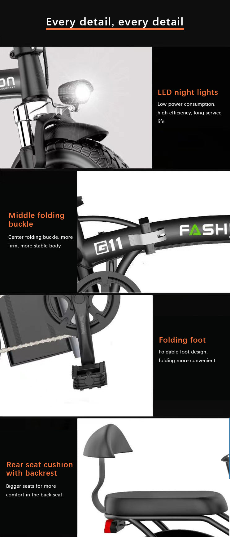 Brand New Smart Folding Electric Bicycle, with Lithium Battery, Lightweight Adult E-bike,