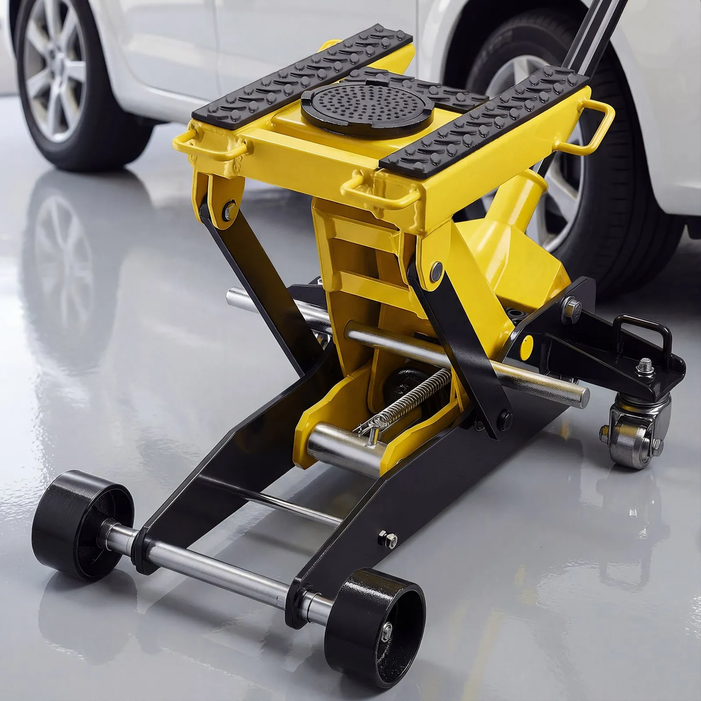 VEVOR Low Profile Floor Jack, 2 Ton (4409 lbs) Capacity, Steel Racing Floor Jack with Single Piston,-$165