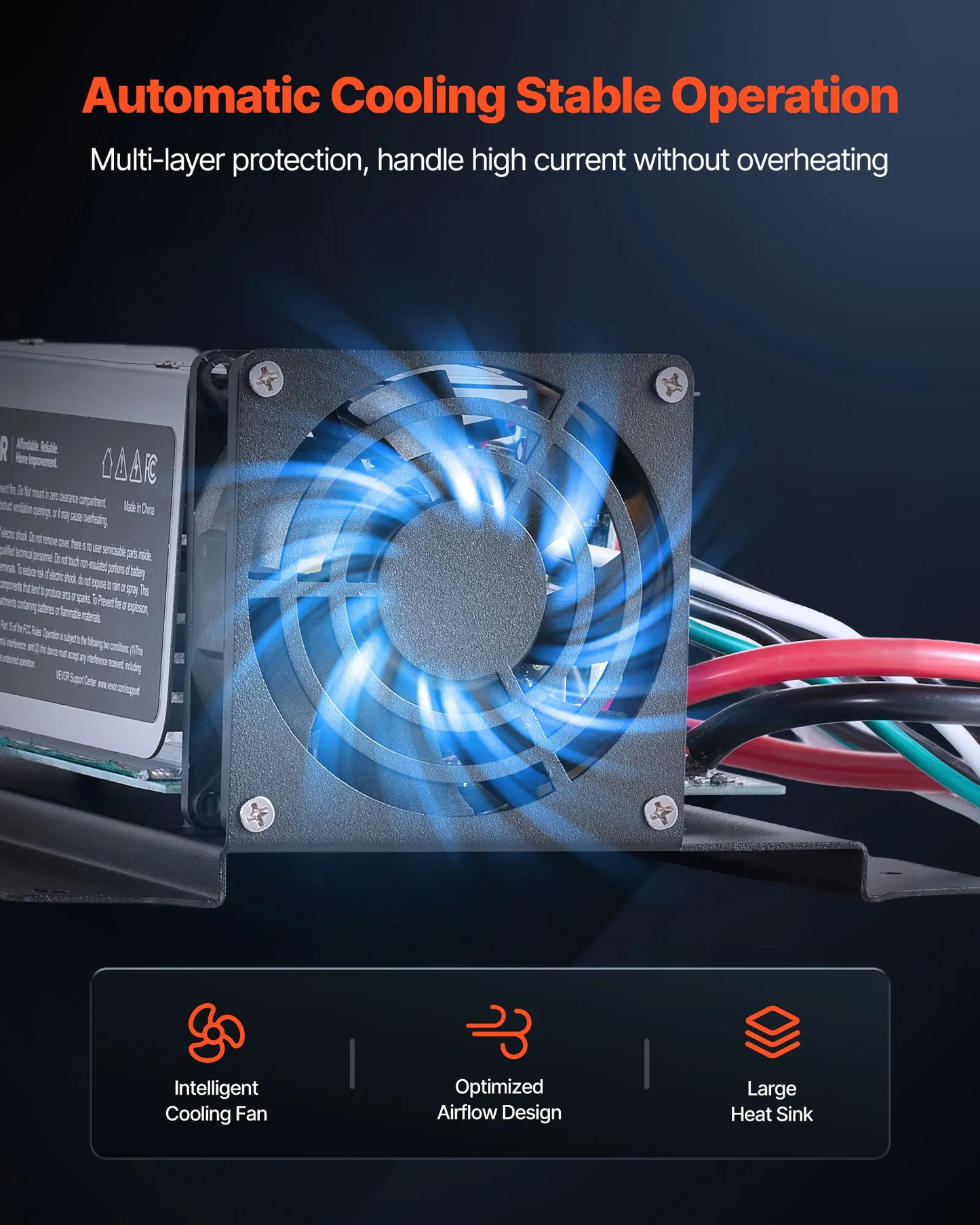 VEVOR WF-8955-AD-MBA RV Power Converter, 55 Amp, DC Main Board Assembly Replacement,-$60