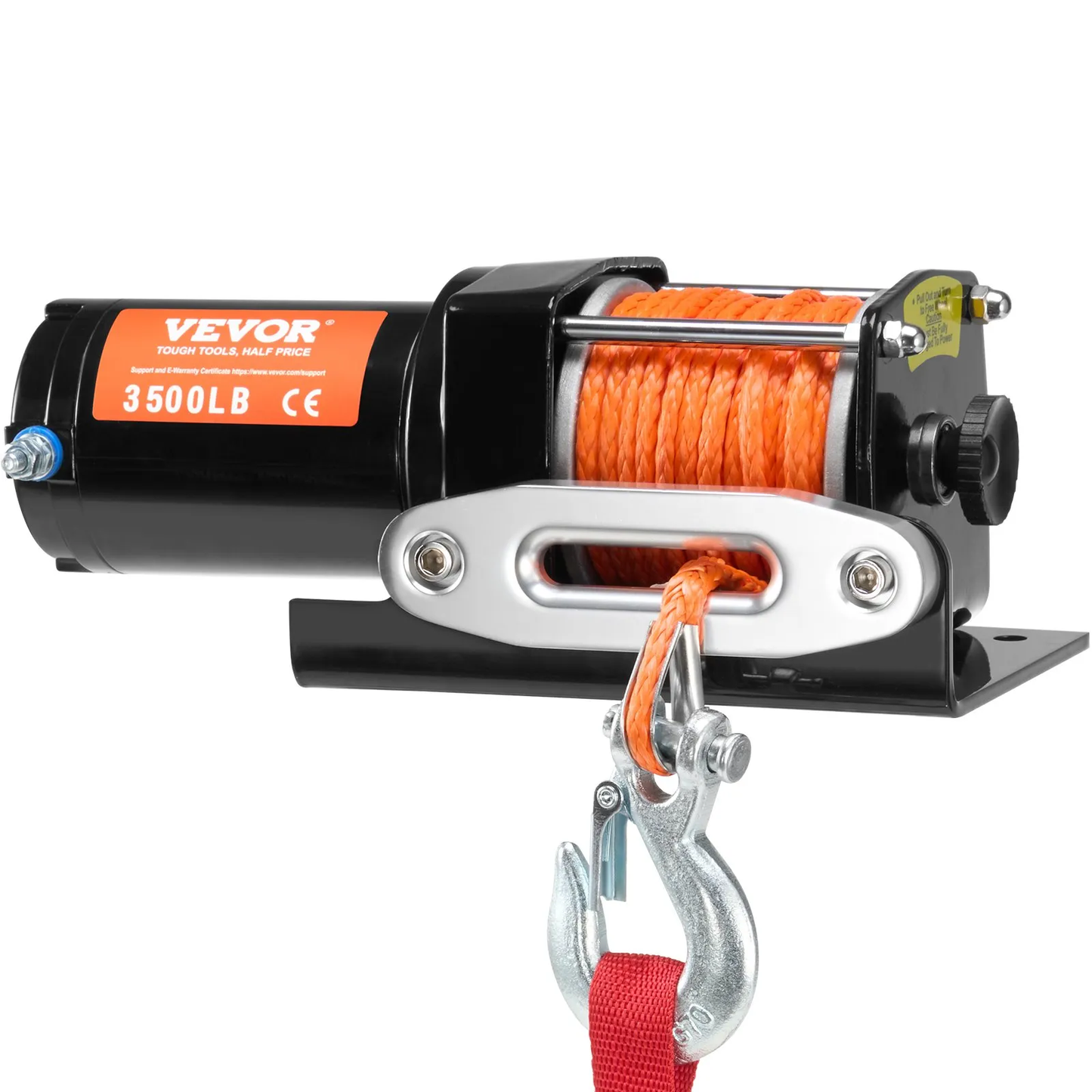 VEVOR Electric Winch, 3500 lb Line Pull Capacity, 12V DC ATV Winch with Φ3/16 in x 39 ft 12,-$85