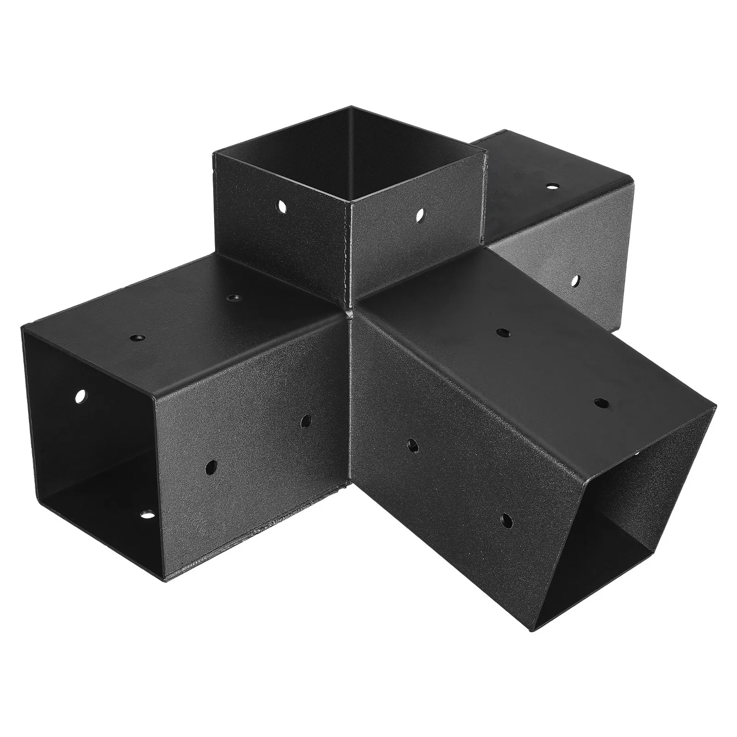 VEVOR Pergola Kit, 4x4 Inch 4-Way Slanted Bracket for 3.5x3.5 Inch Wood Beams in Actual Size,-$35