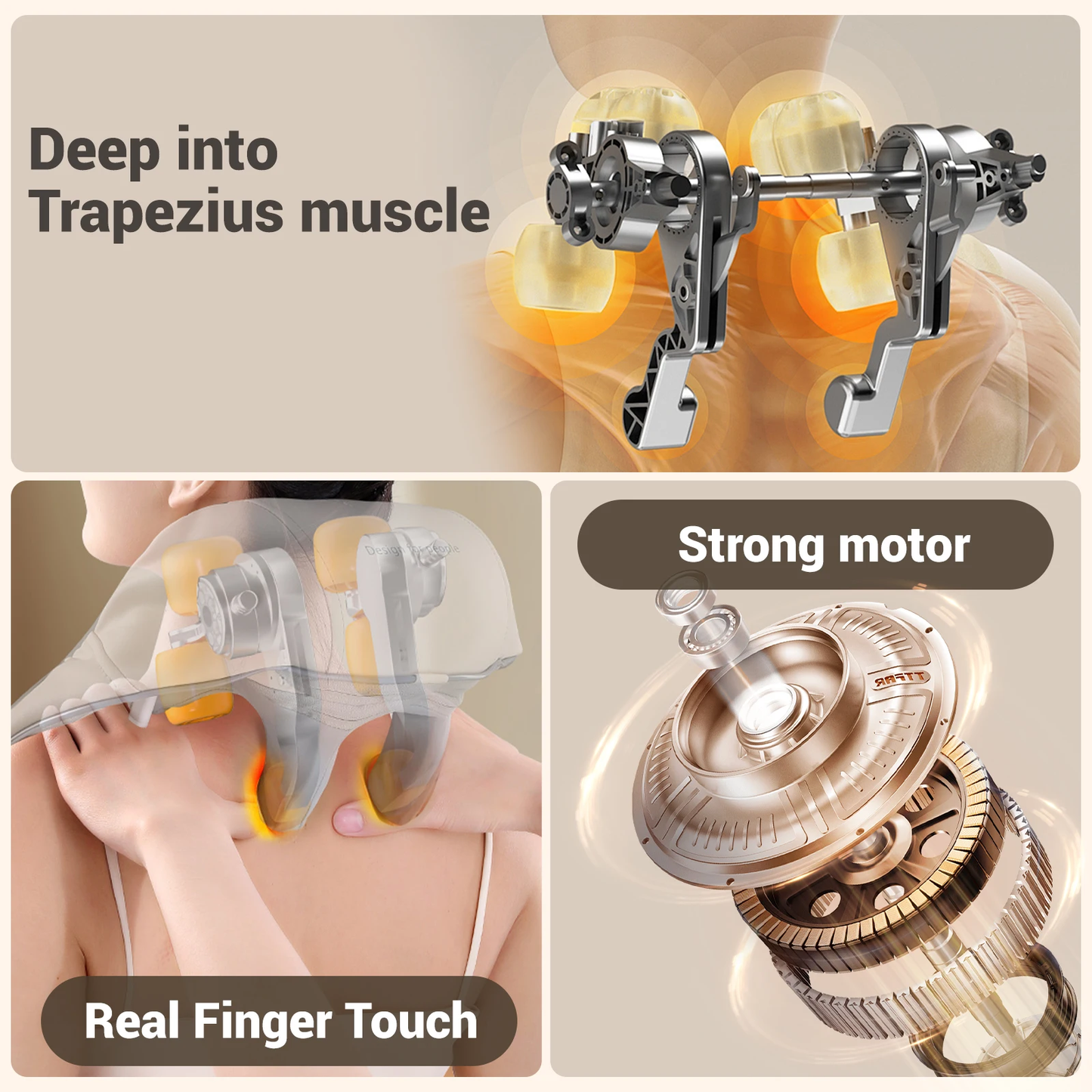 BNIB- Sejoy P11 Neck & Shoulder Shiatsu Massager – Electric Kneading Relaxation Tool ,-$40