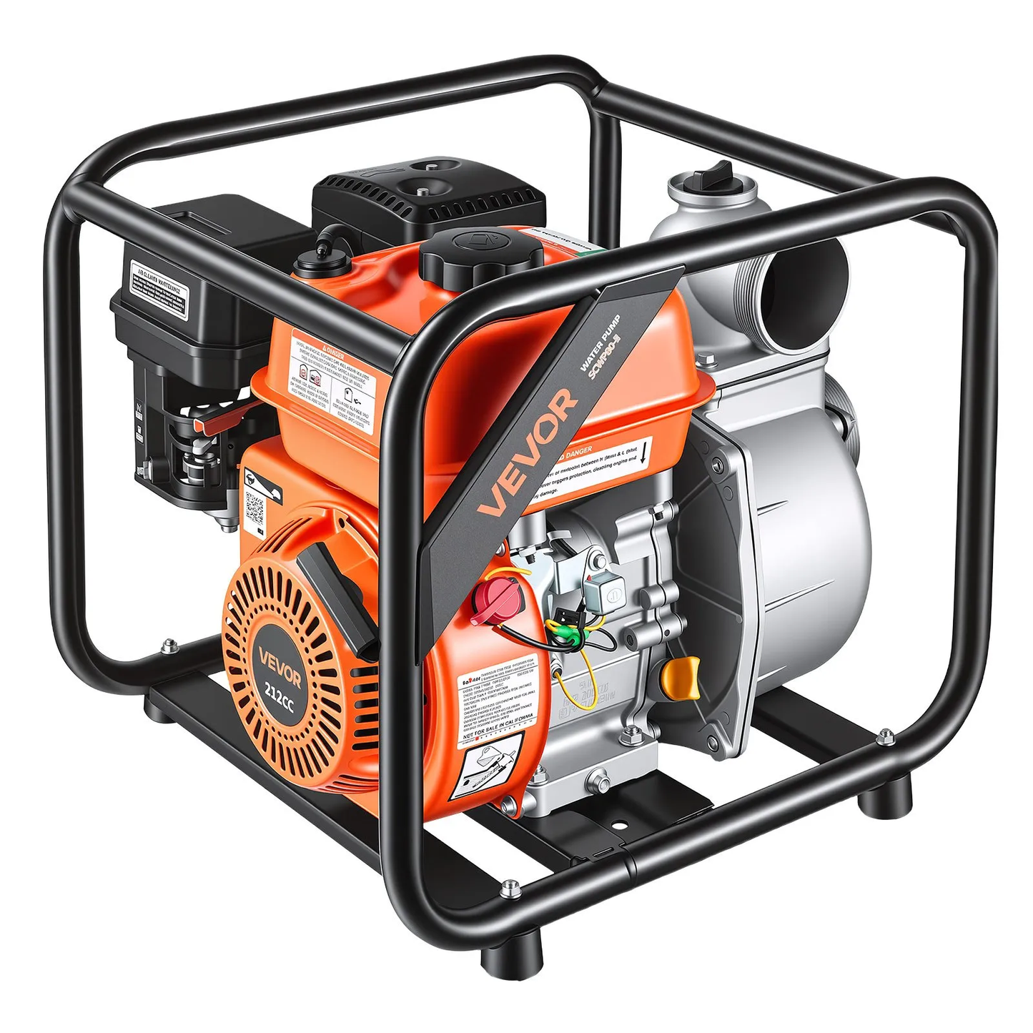 VEVOR Gas Powered Water Pump, 3 in, 242 GPM 7HP Semi Trash Water Transfer Pump Portable,-$250