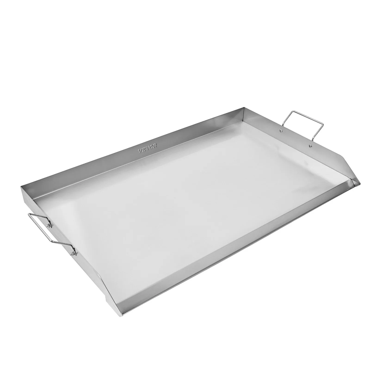 VEVOR Stainless Steel Griddle, 36x22 inch Universal Flat Top Rectangular Plate, Gas Grill Griddle,-$100