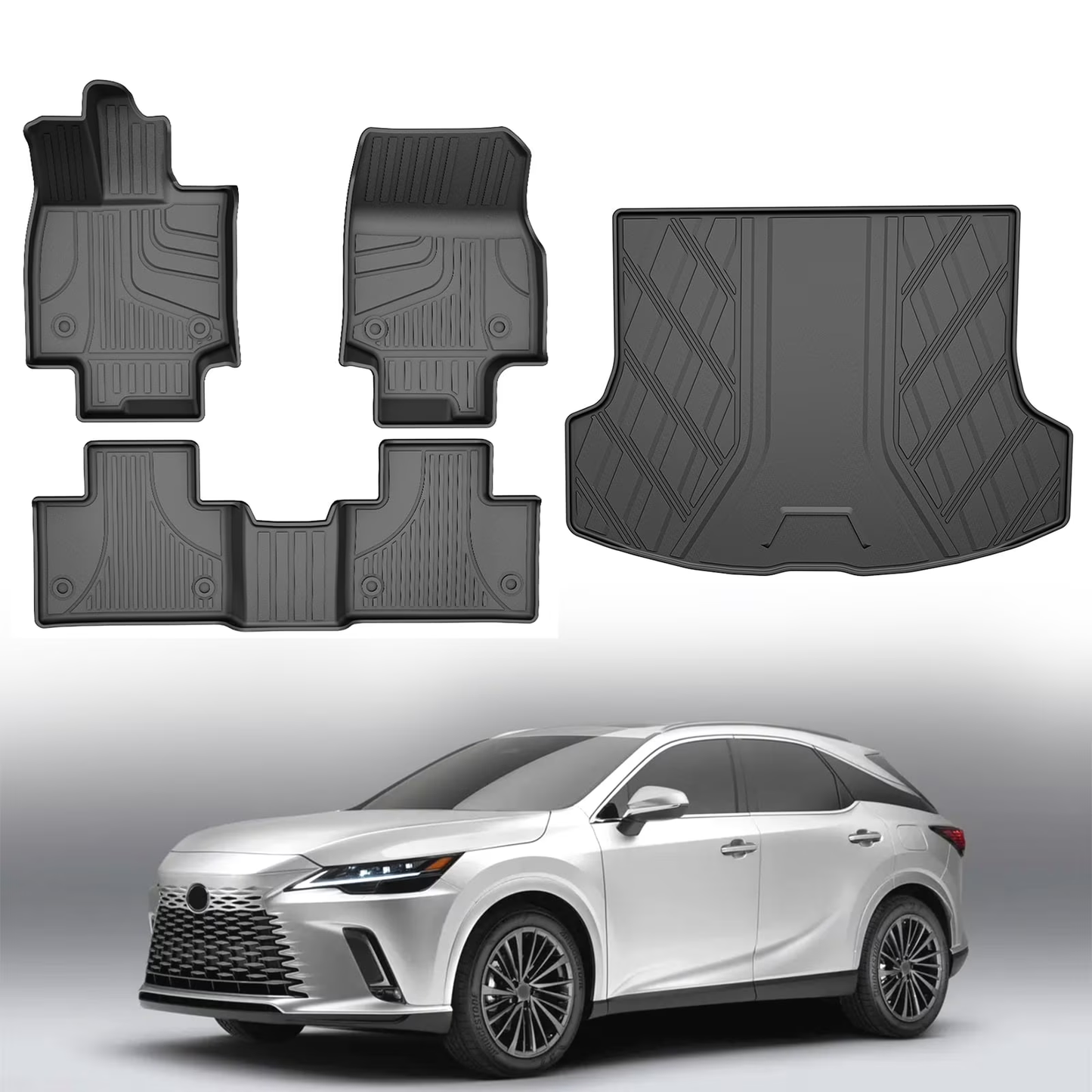 BNIB-Floor Mats & Cargo Liner for 2023–2025 Lexus RX350/RX350h/RX500h (Not for RX450h+ PHEV),-$100