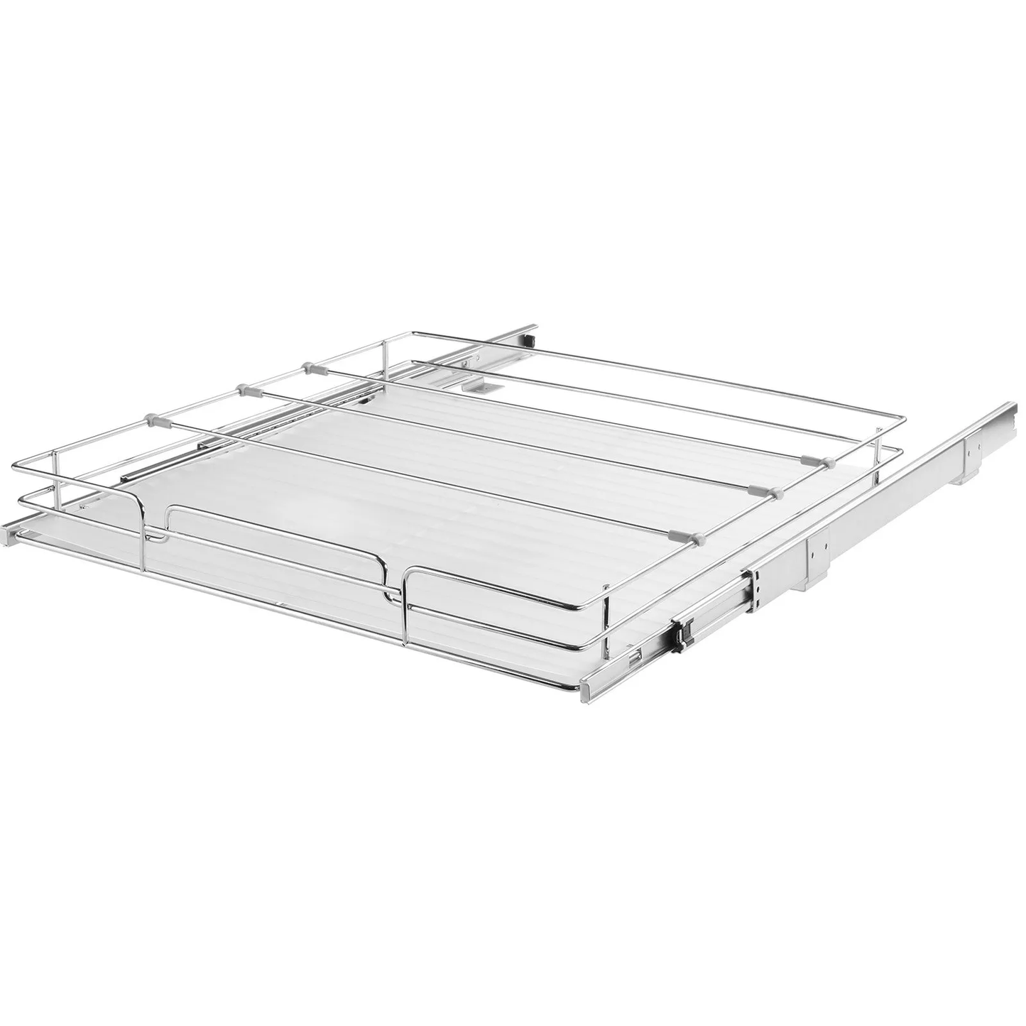 VEVOR 21.5"Wx21"Dx3.5"H Pull Out Cabinet Organizer, Heavy Duty Slide Out Pantry Shelves,-$30