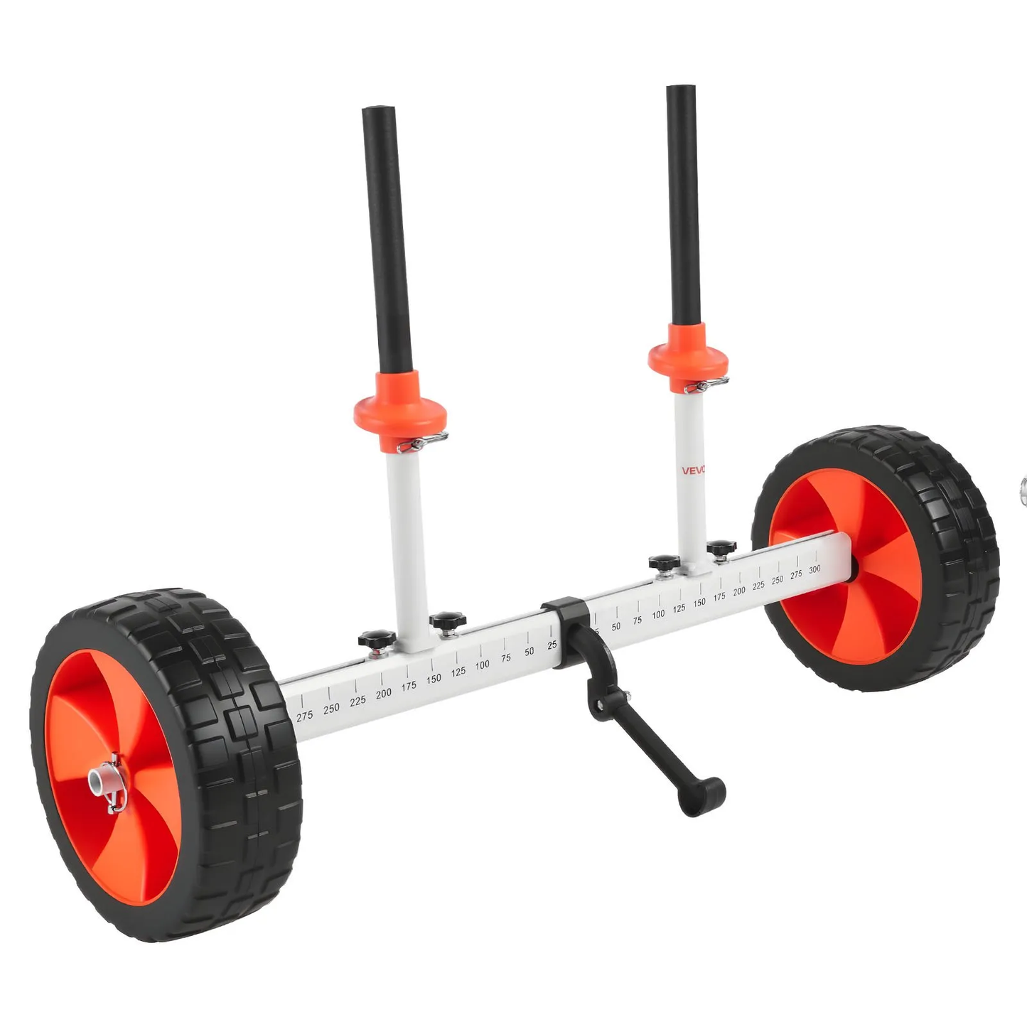 VEVOR Kayak Cart, 230 lbs Load Capacity, Canoe Cart Dolly with 10-inch Solid PU Tires & Kickstand,-$35