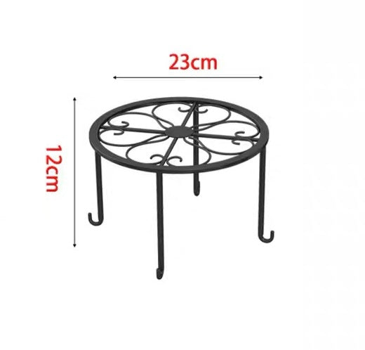 Brand New-Iron flower stand, European floor flower tray, simple rust-proof flower stand, -$15 for 3