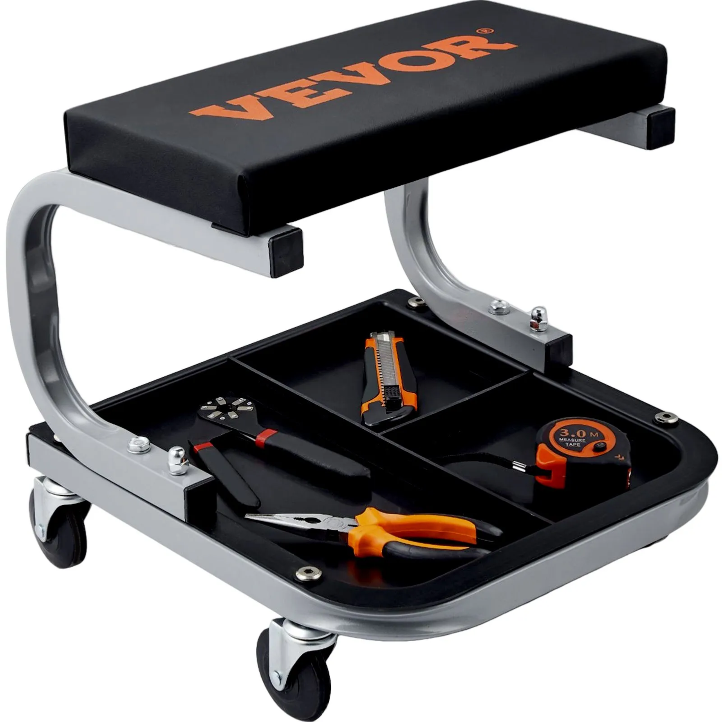 VEVOR Rolling Creeper Garage/Shop Seat, 250 LBS Capacity Padded Rolling Workshop Stool,-$25