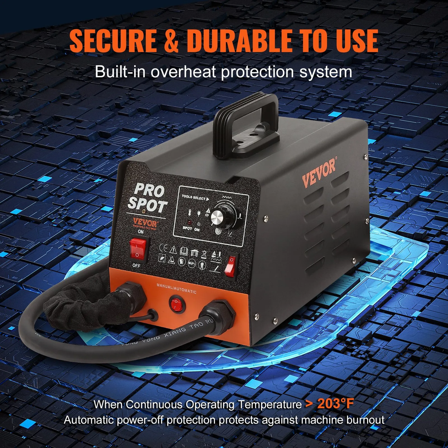 VEVOR Stud Welder Dent Repair Kit, 3KW Spot Welder Dent Puller with 6 Welding Modes, Auto Body Spot,-$180