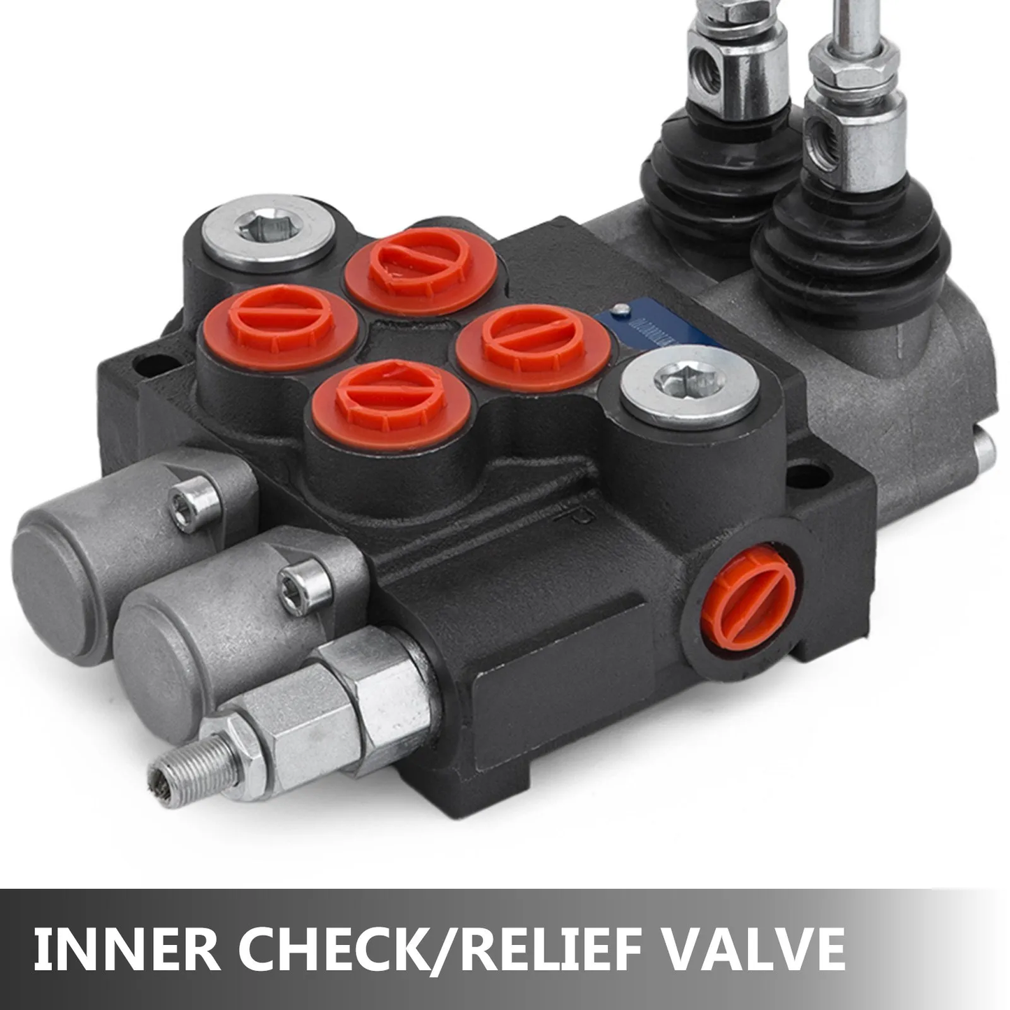 VEVOR Hydraulic Valve 2 Spool Hydraulic Directional Control Valve 11gpm Control Valve Double Acting,-$50