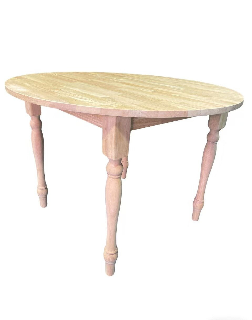 BNIB-Premium Solid Wood Round Dining Table - 42"（106.68） Tabletop, 29”（75cm ）Height | Timeless Craftsmanship