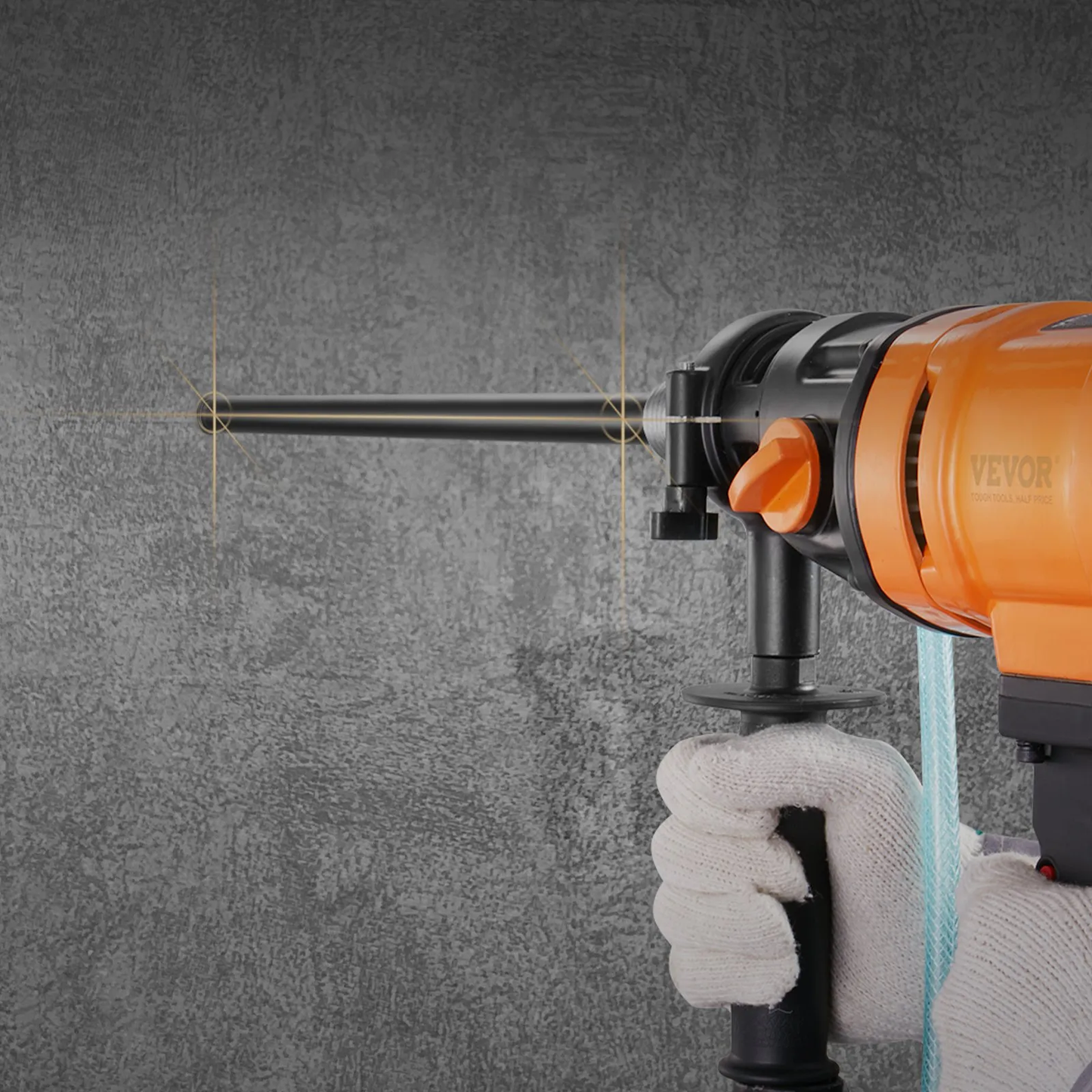 VEVOR Core Drill Bit, 1-1/4" Wet Diamond Core Drill Bits, 14" Drilling Depth Concrete Core Drill Bit,-$20